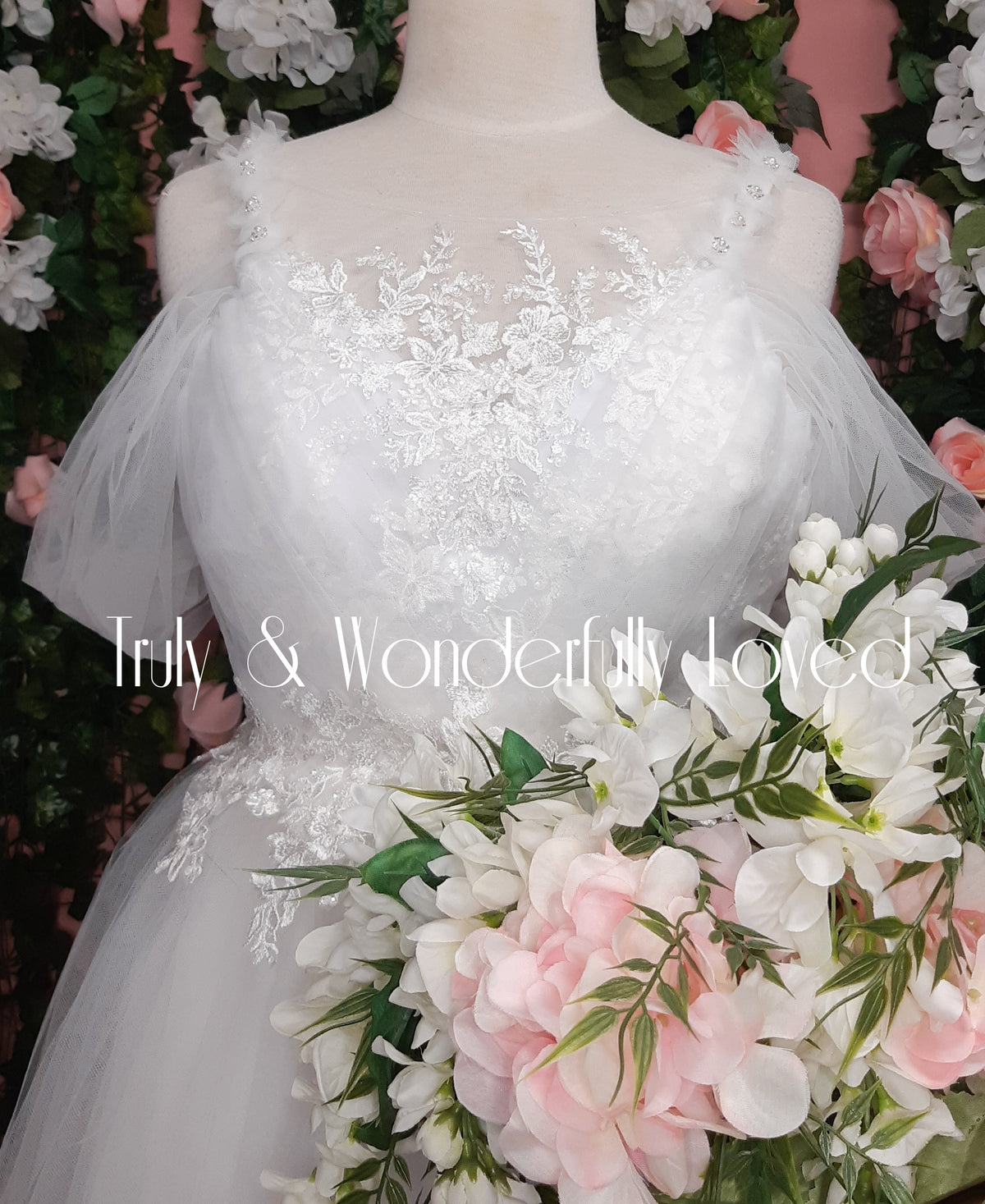 Romantic Off Shoulder Gown