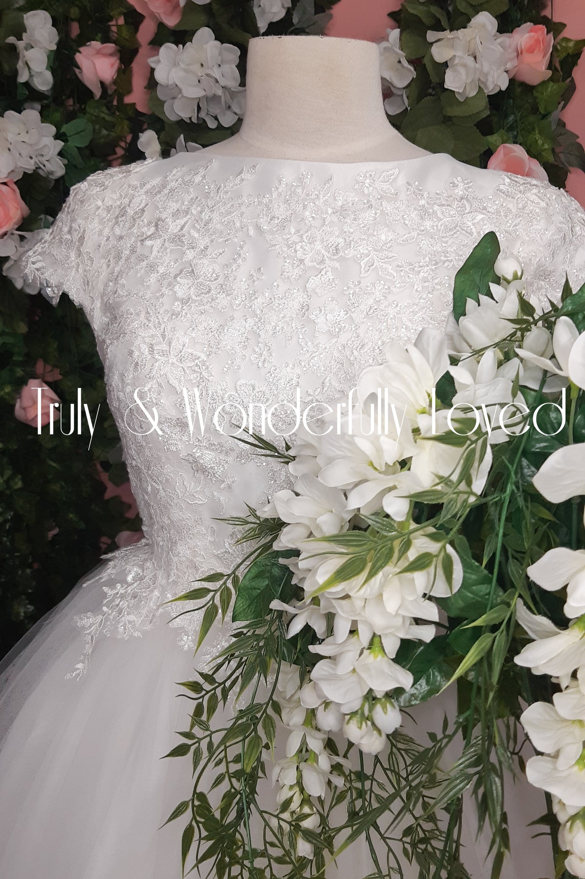 Now & Forever Cap Sleeves Ball-Gown