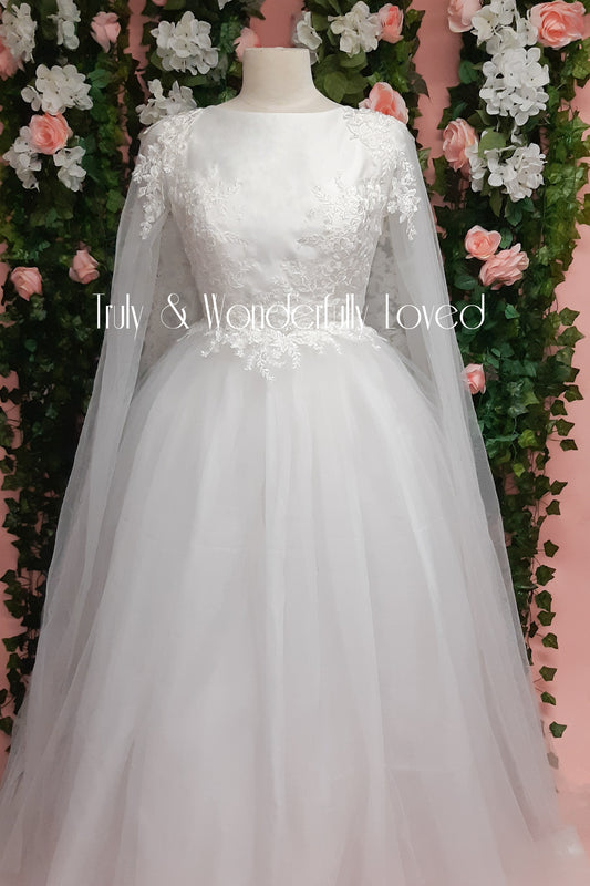 Majestic Cape Ballgown